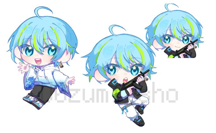 天道あまね様　デフォルメイラスト