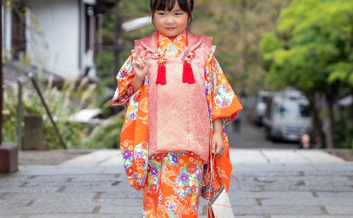 東京都深大寺での七五三撮影