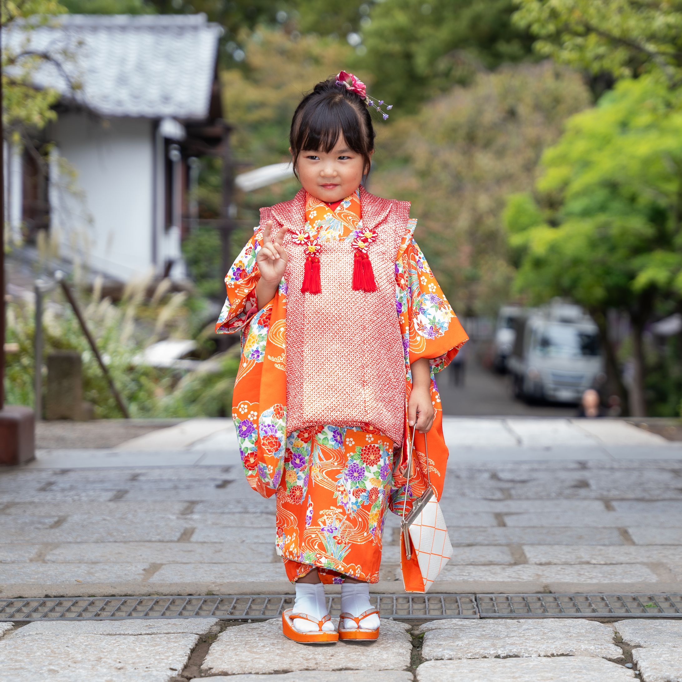 東京都深大寺での七五三撮影-1