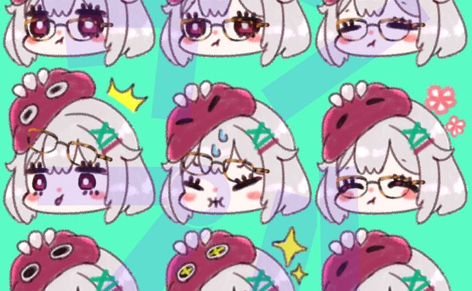 【SDキャラ】オリジナル【表情差分】