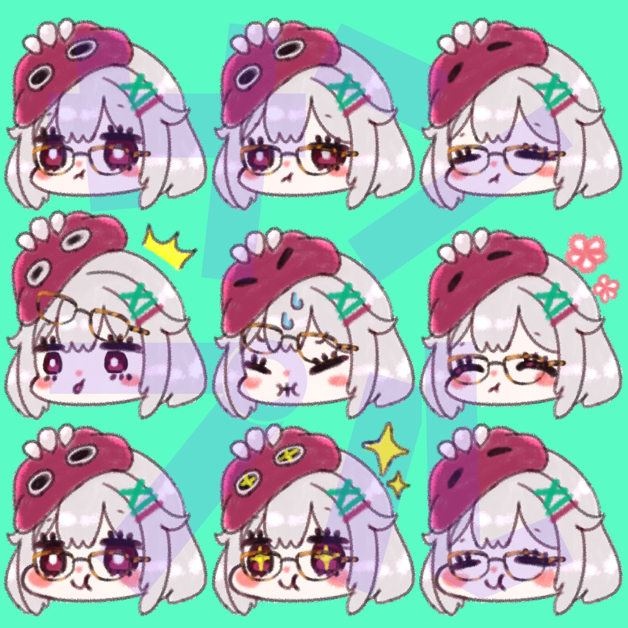 【SDキャラ】オリジナル【表情差分】-1