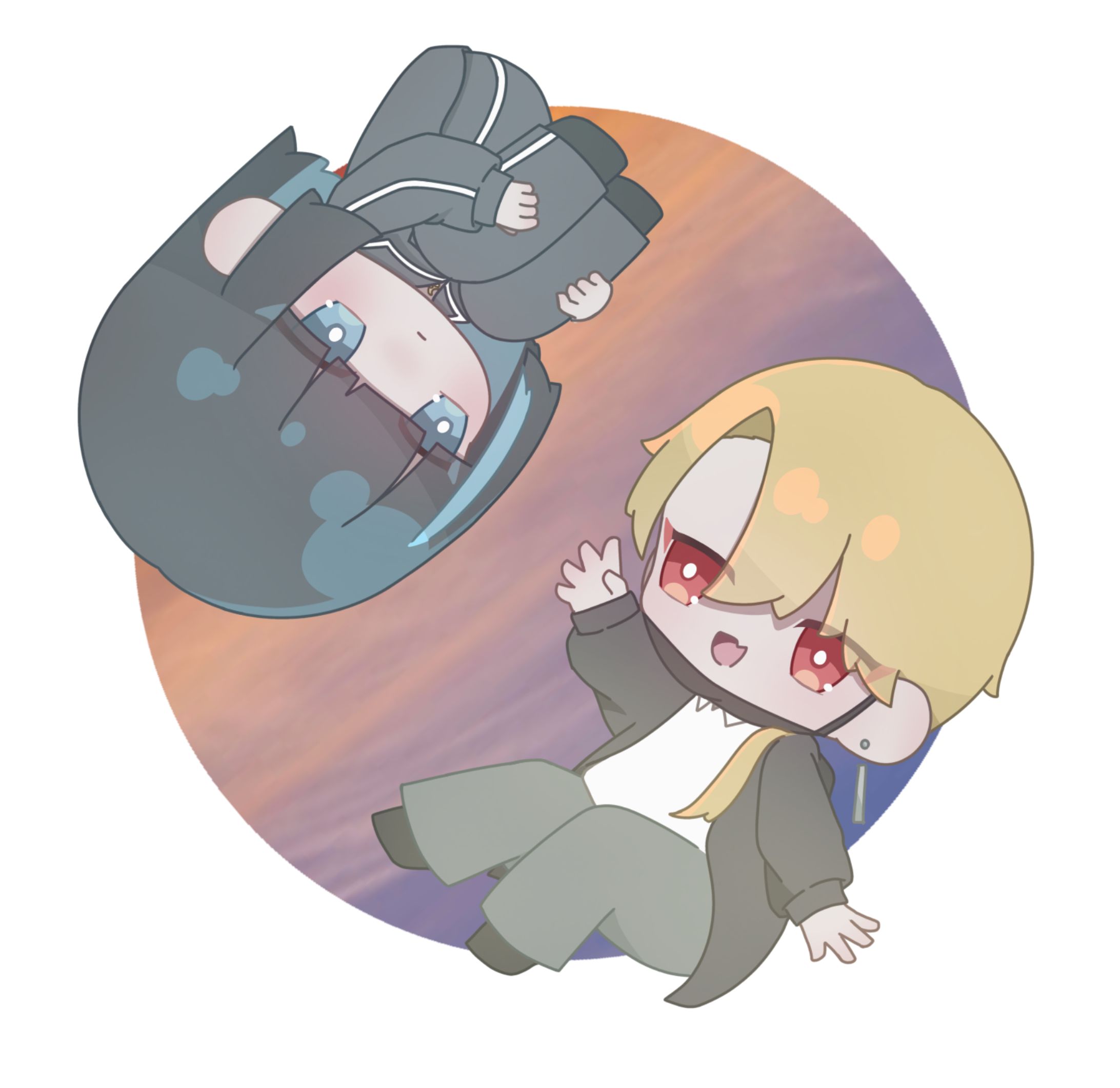 おもち様ご依頼品　デフォルメイラスト-1
