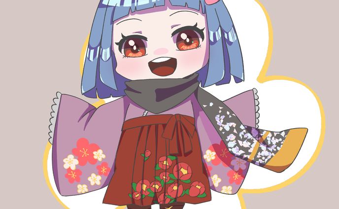 Vtuberデフォルメイラスト