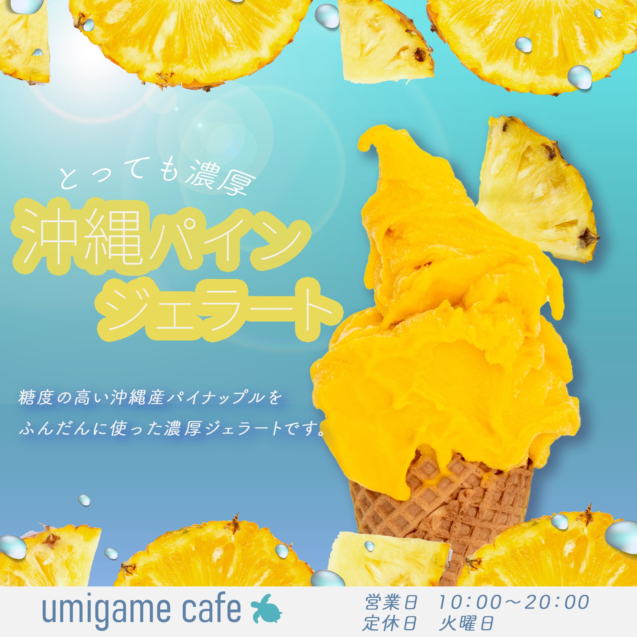【架空バナー】　沖縄パインジェラート-1