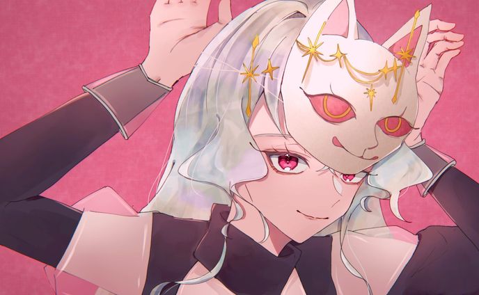 バーチャルシンガー 1億ｶﾗｯﾄ様 『フォニィ』歌ってみた動画のMVサムネイルイラスト