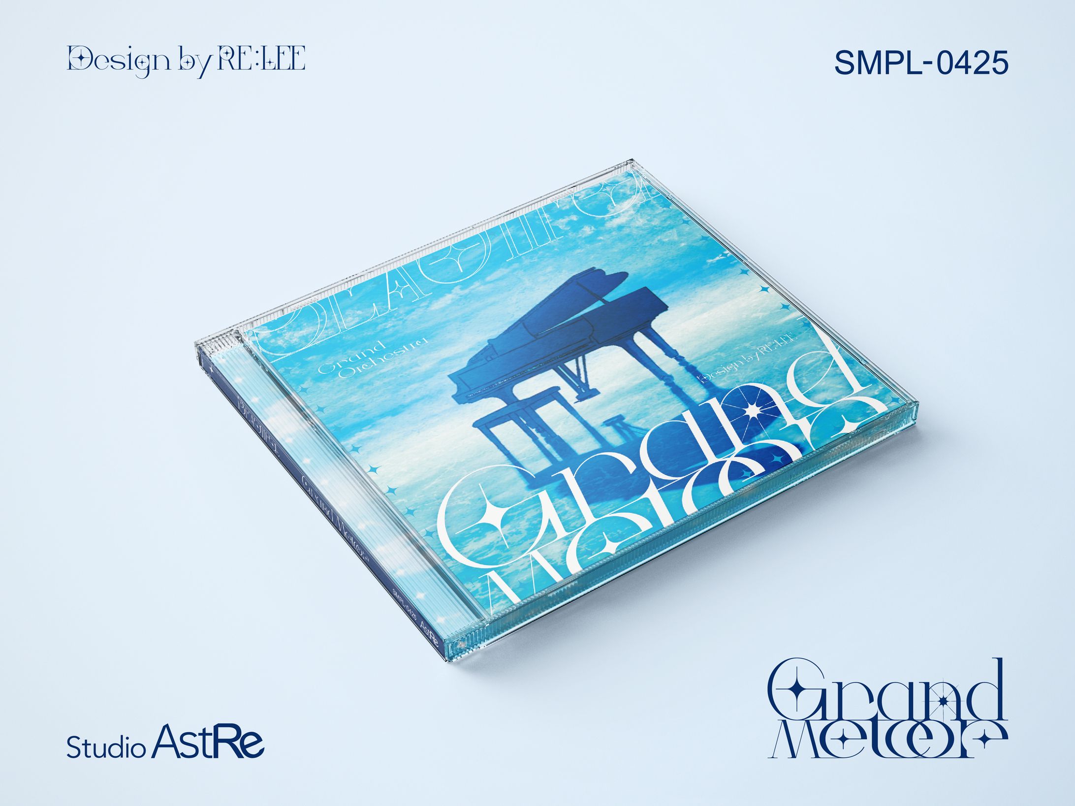 【ORIGINAL DESIGN】«Grand Meteor»  CDグラフィックデザイン。及びそのモックアップ。-1