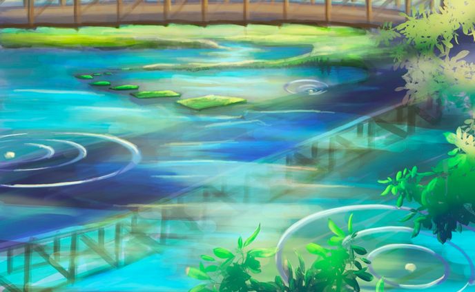 水辺のあめんぼ