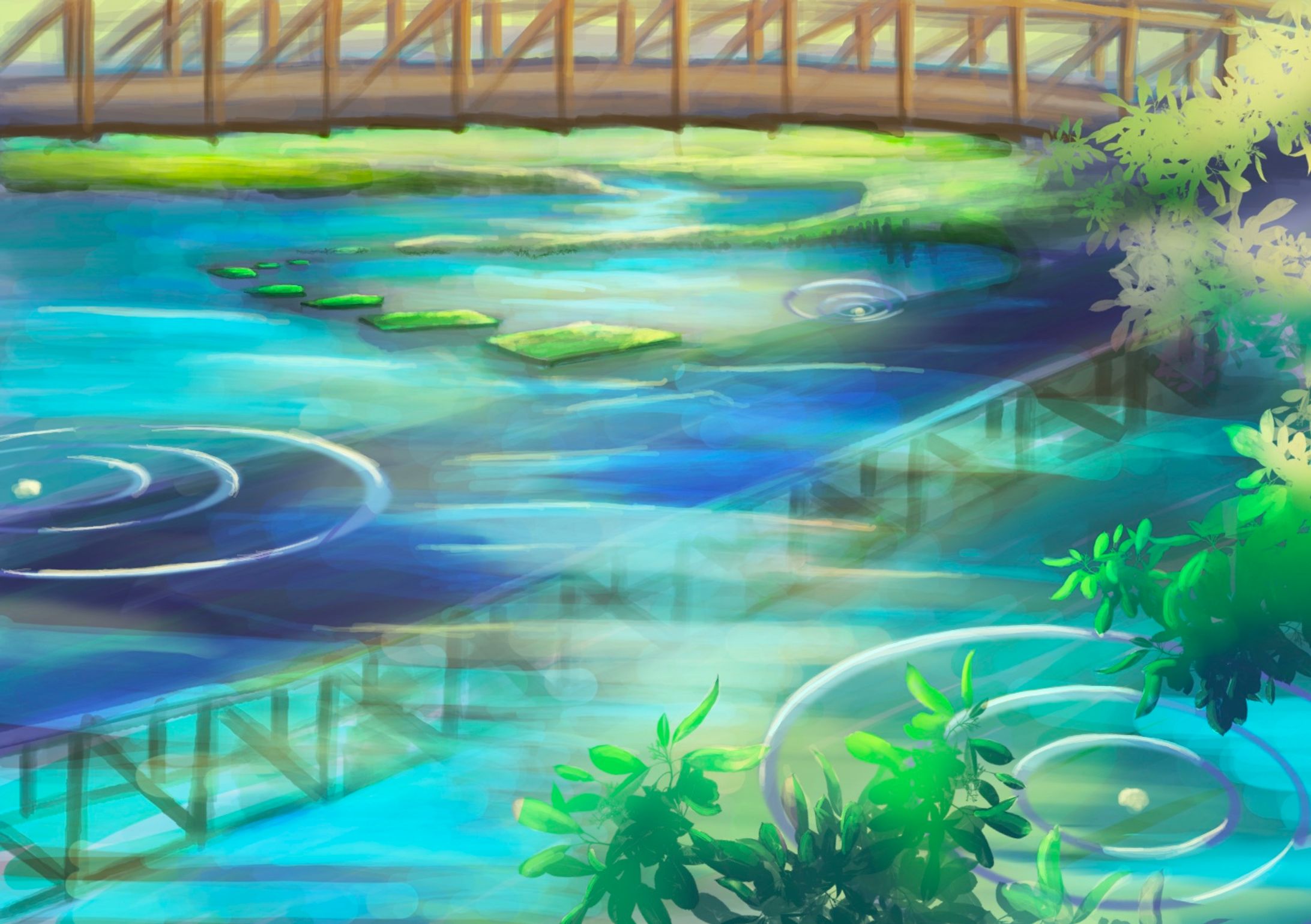 水辺のあめんぼ-1