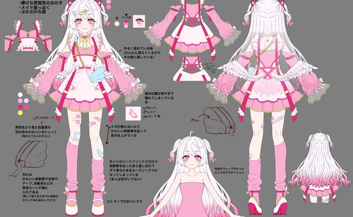 依頼絵 キャラクターデザイン