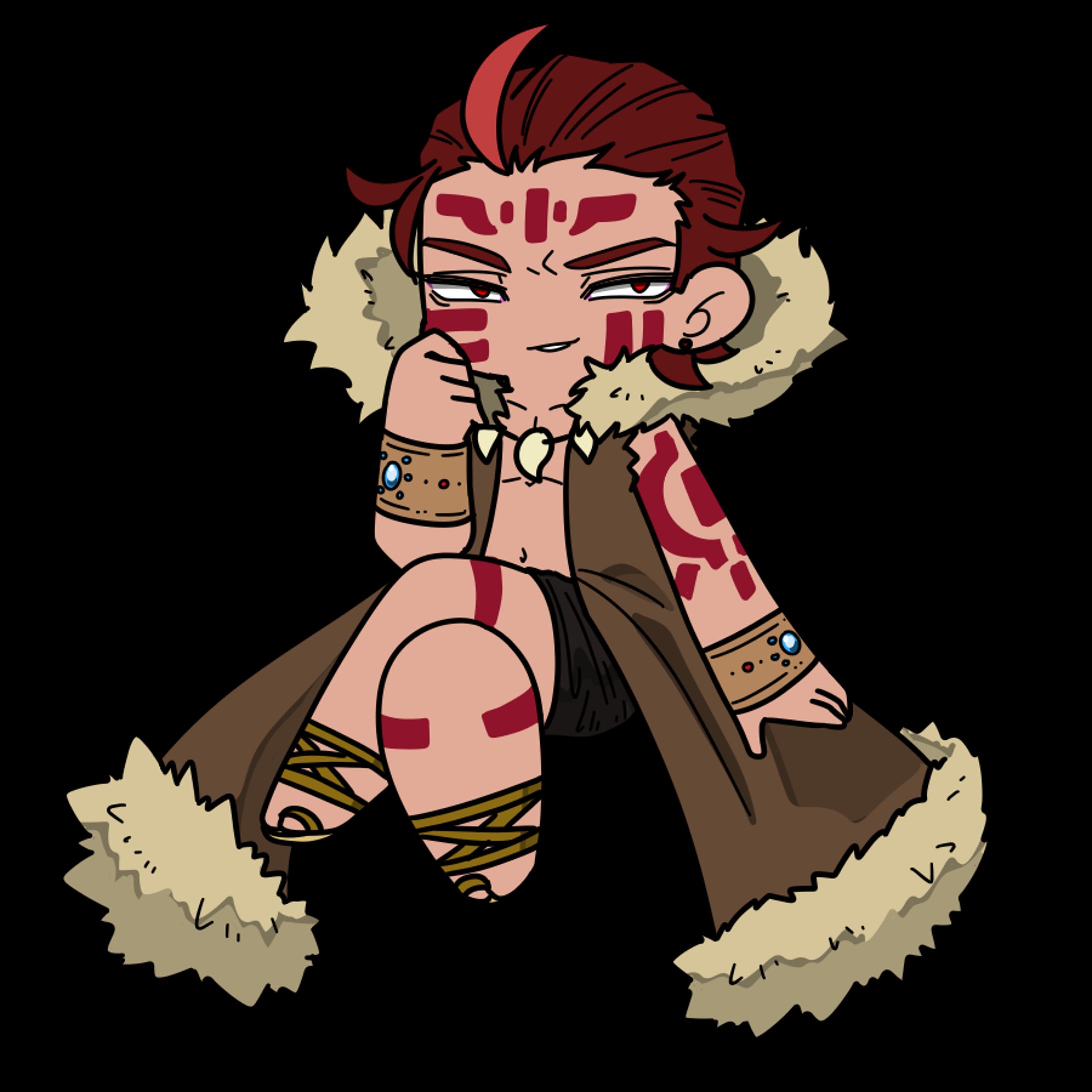 TRPG 全身立ち絵 男性-1