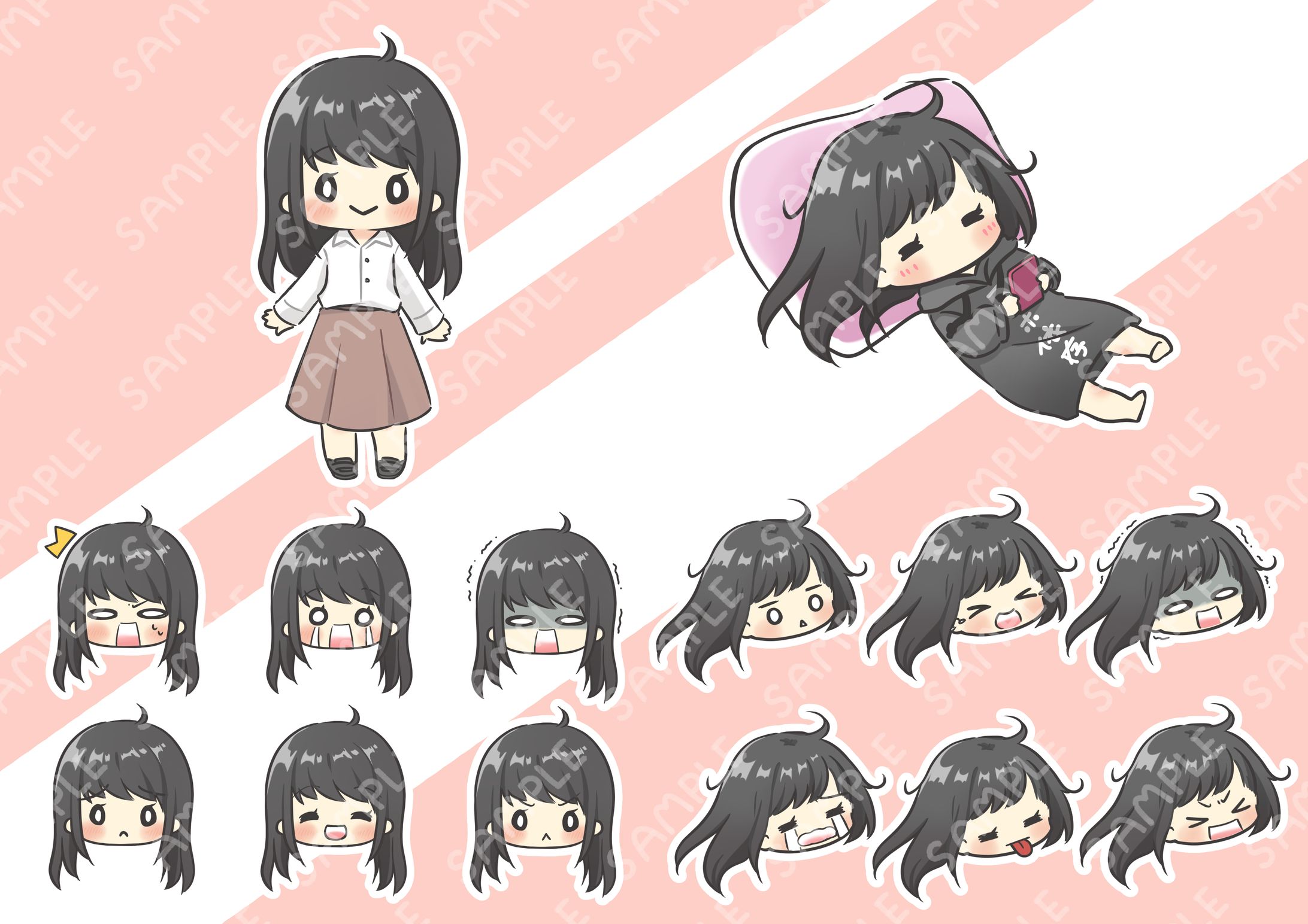 YouTube用キャラクター＋顔だけイラスト-1