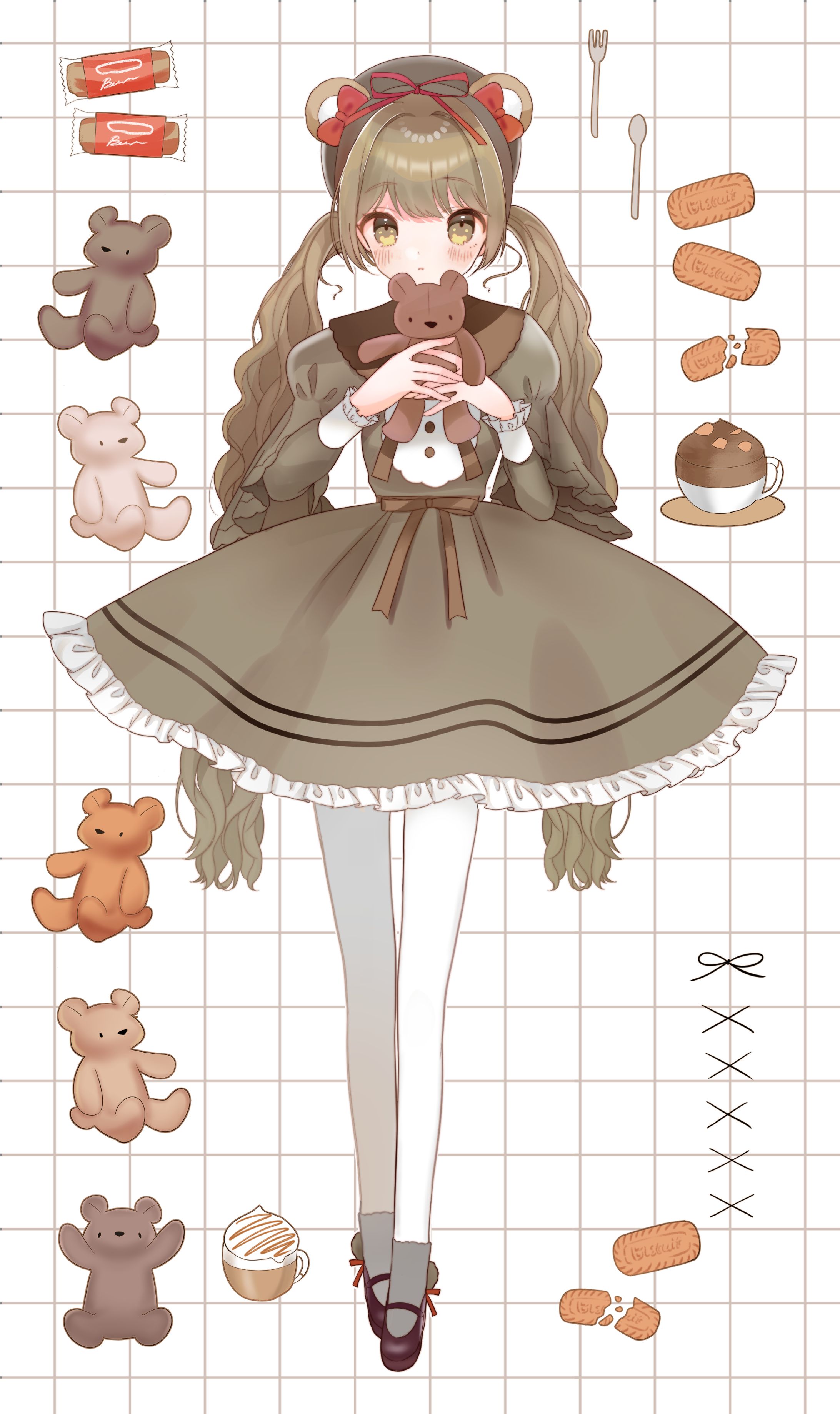創作　くまロリータ-1
