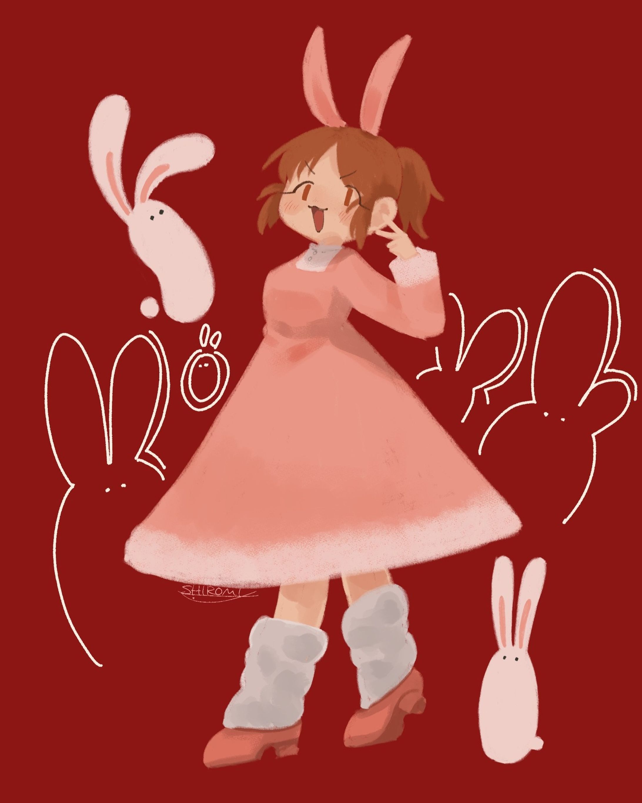 兎年ってことは安部菜々さんの為の年ってことよ

Every 12 years is the Year of the Rabbit!　In other words, the year for Nana Abe!

#安部菜々　#ウサミン　#デレステ　#イラスト　#あけおめイラスト　#うさぎ　#うさみみ　
#fanart #nanaabe #usamin #imascg #illust #idolmaster #animegirl 
#しろみのおさかなの絵-1