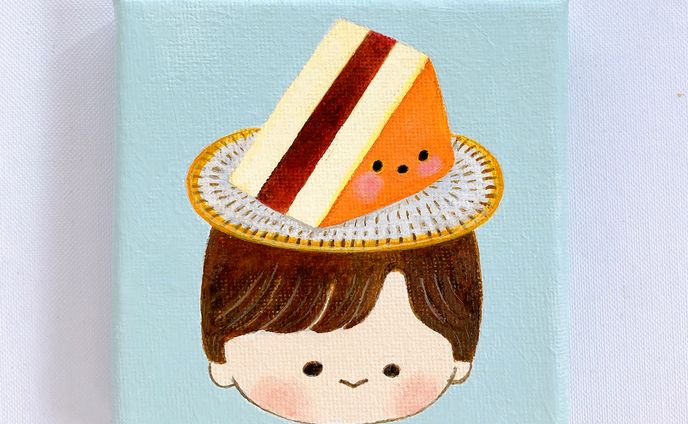 たべもの似顔絵