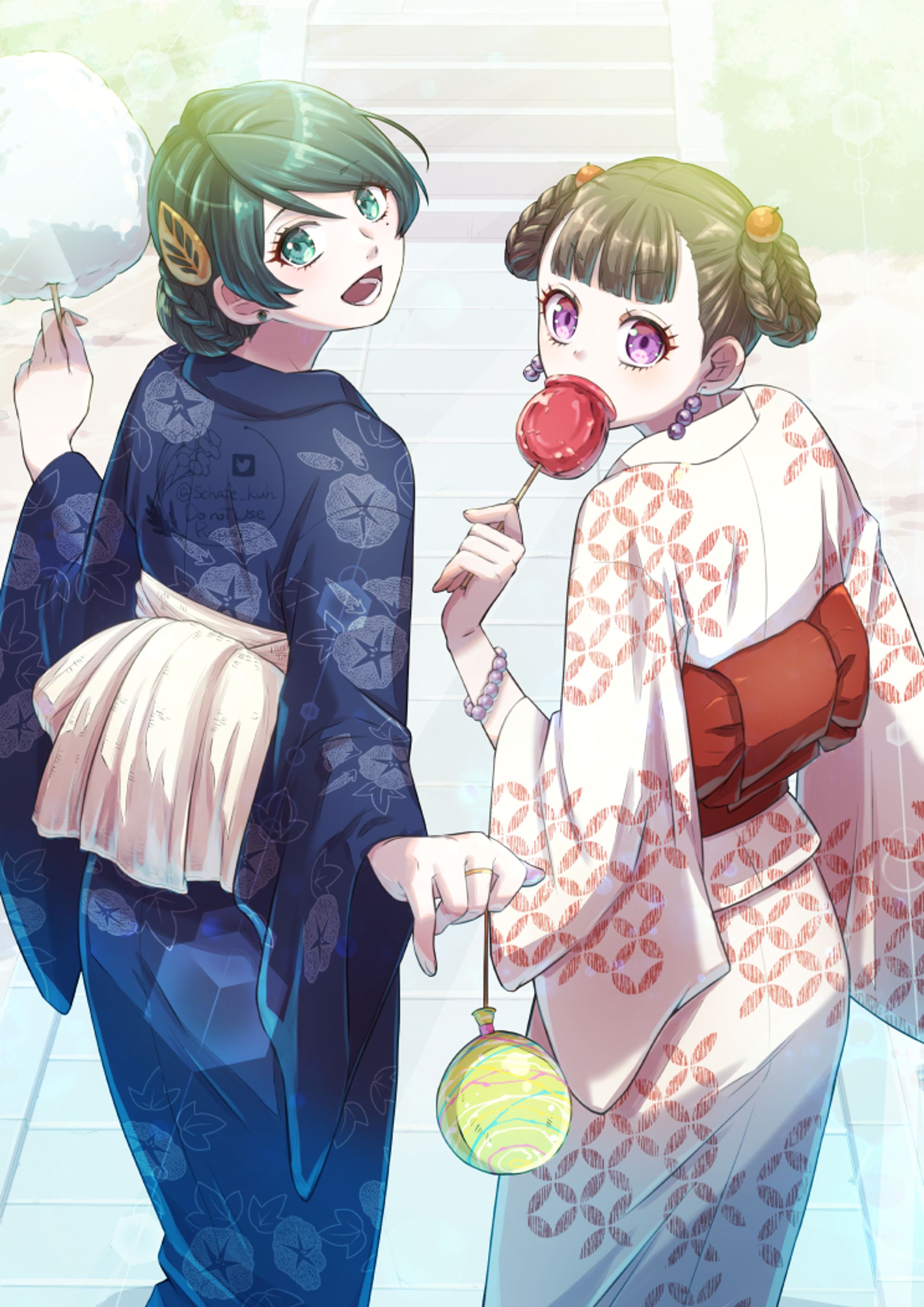 浴衣でお祭り-1