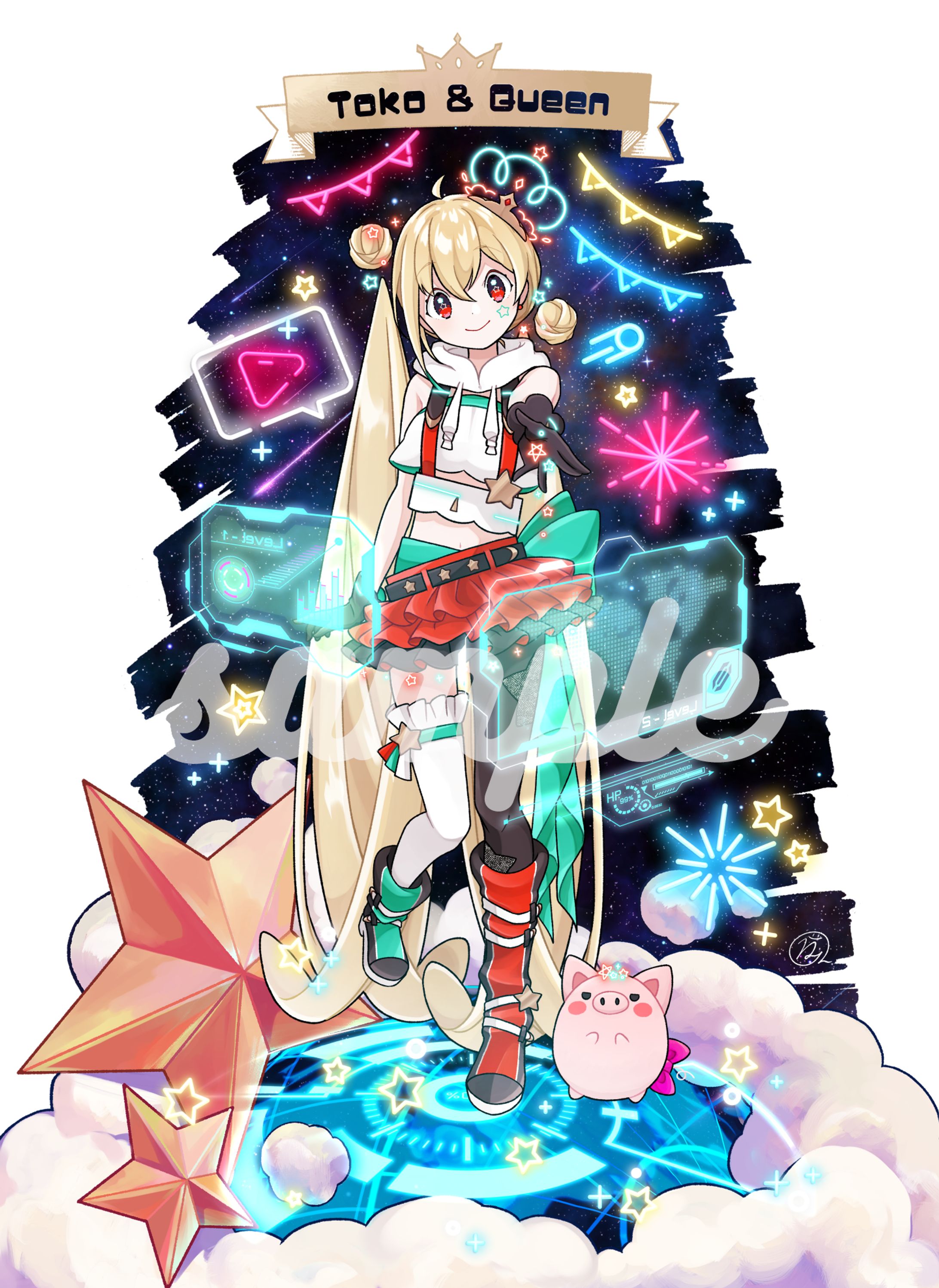 Vtuber「とおこ&くいーん」-1