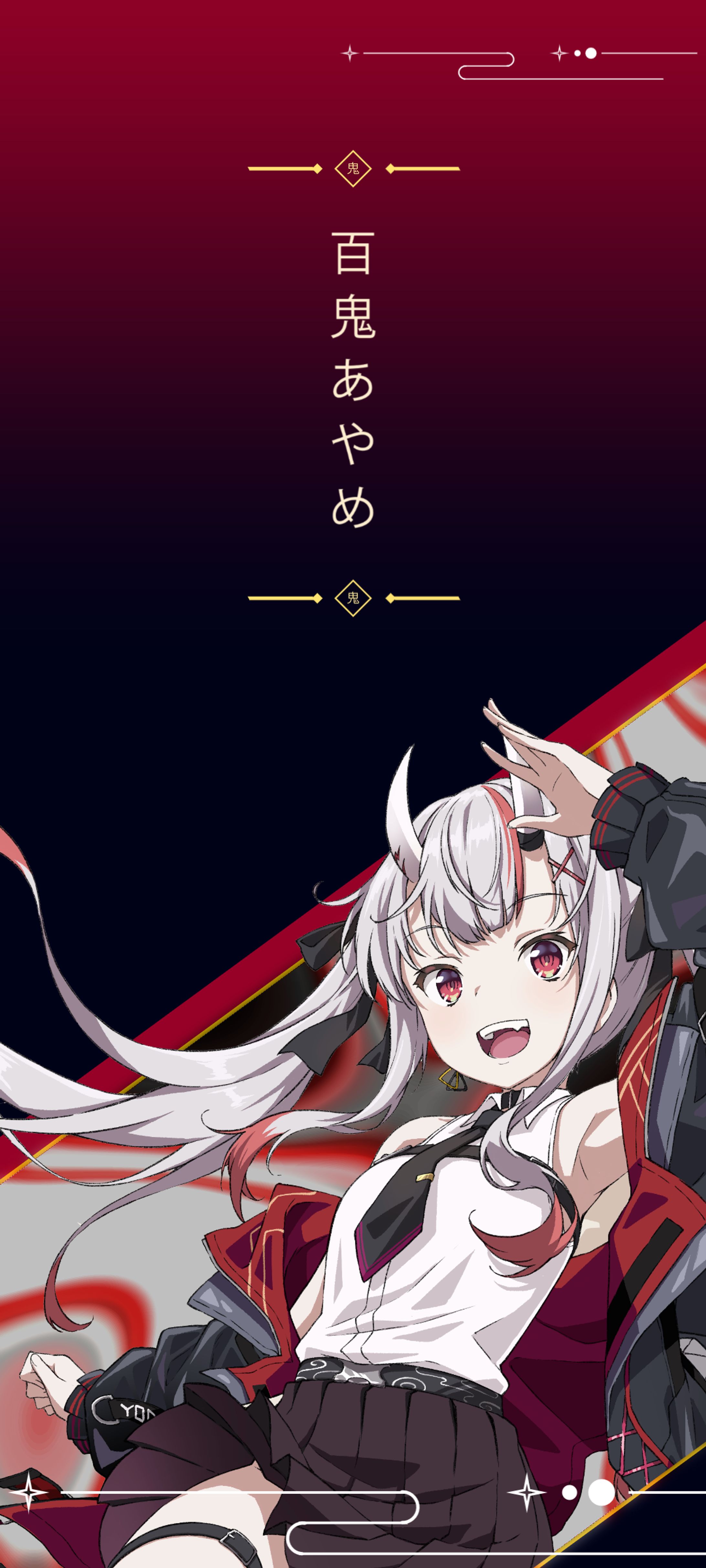 [Wallpaper Design] - Nakiri Ayame-1
