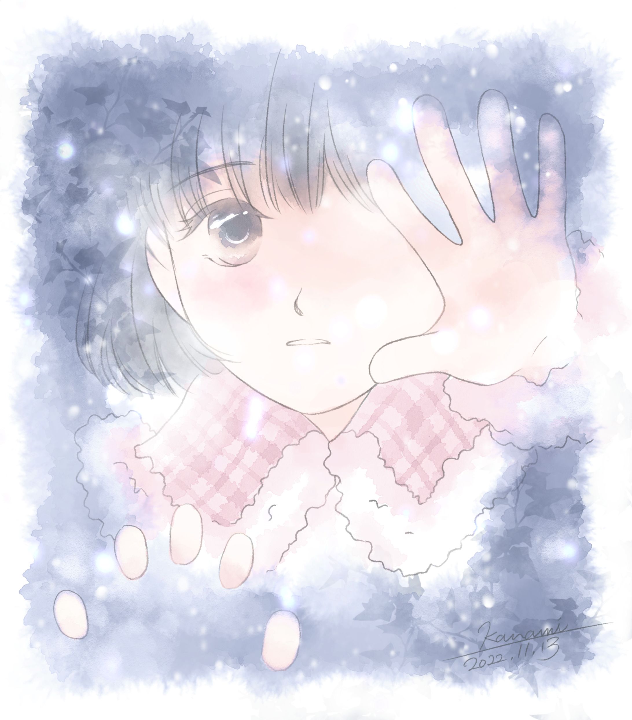 カラーイラスト（水彩風デジタル彩色）-1