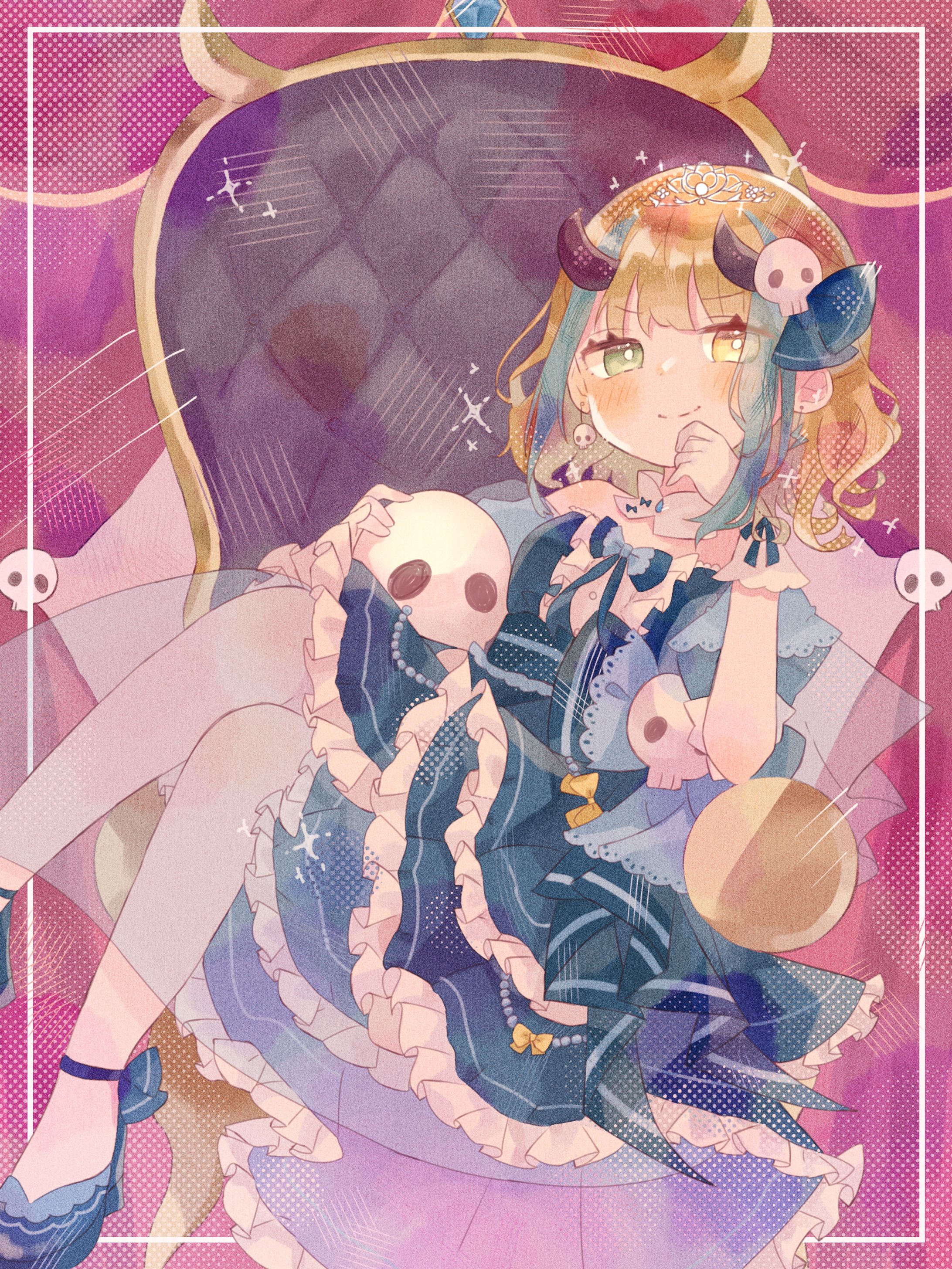 【お仕事】楓留様　お誕生日イラスト-1