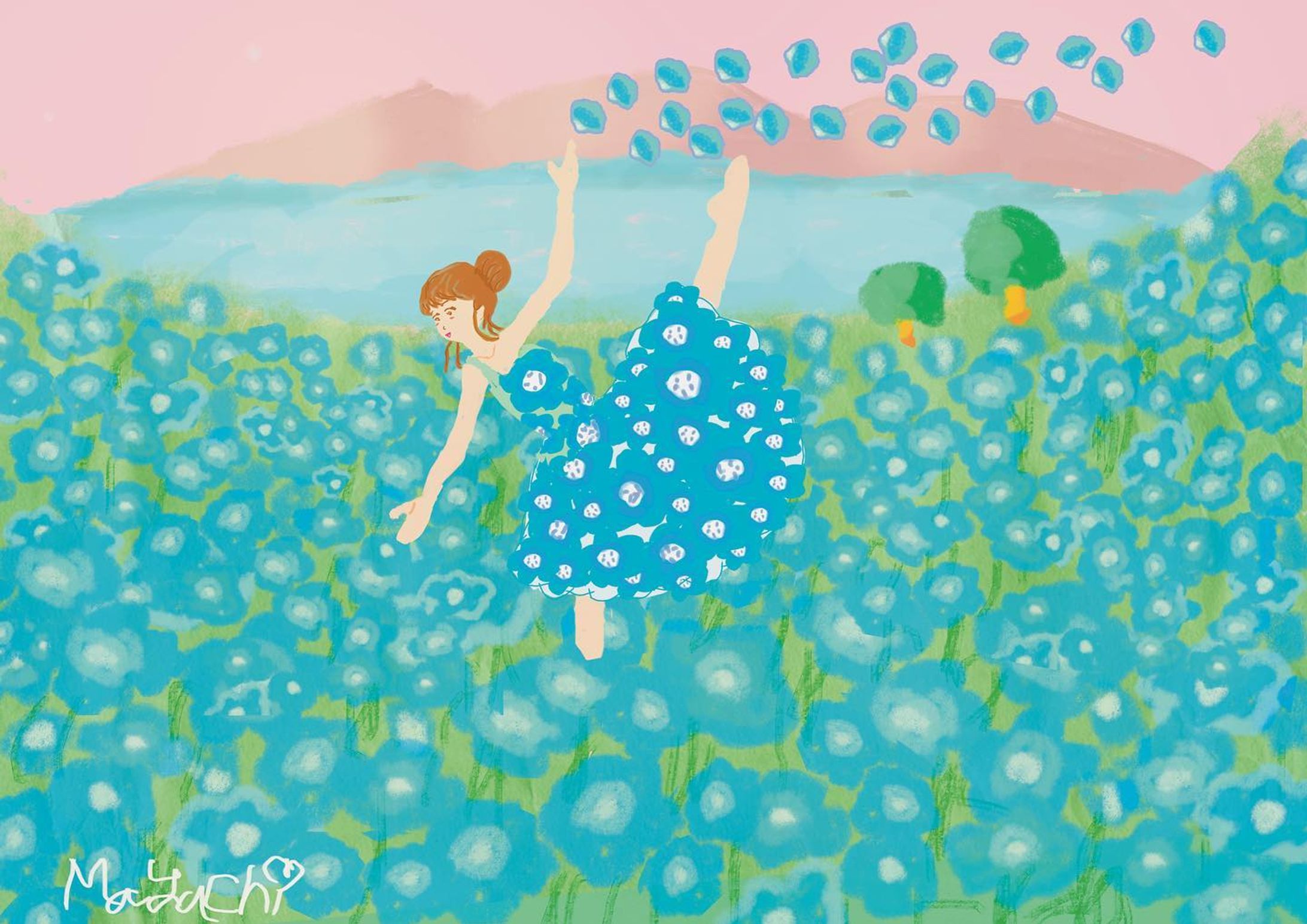 ⁡
ネモフィラ畑の踊り子
⁡
いつか行ってみたいネモフィラ畑☺︎✨
⁡
#絵描きビト
#Procreate#iPad
#デジタルイラスト#イラストIllustrator#illustration#art#Illust
#アート#デジタルアート
#お絵描き#イラスタグラム#illustagram
#イラスト好きな人と繋がりたい
#絵描きさんと繋がりたい
#イラストデザイン#ロゴデザイン
#アーティスト#クリエイティブ
#クリエイト#creative#create#トレース
#オリジナルイラスト
#ネモフィラブルー-1