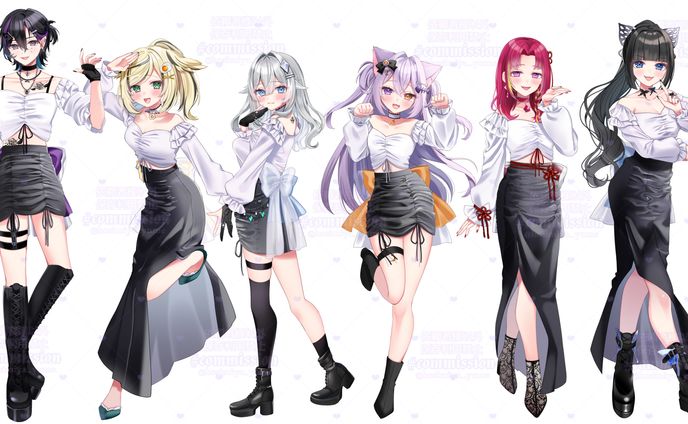 【TwilightSail】IRIAM用立ち絵イラスト
