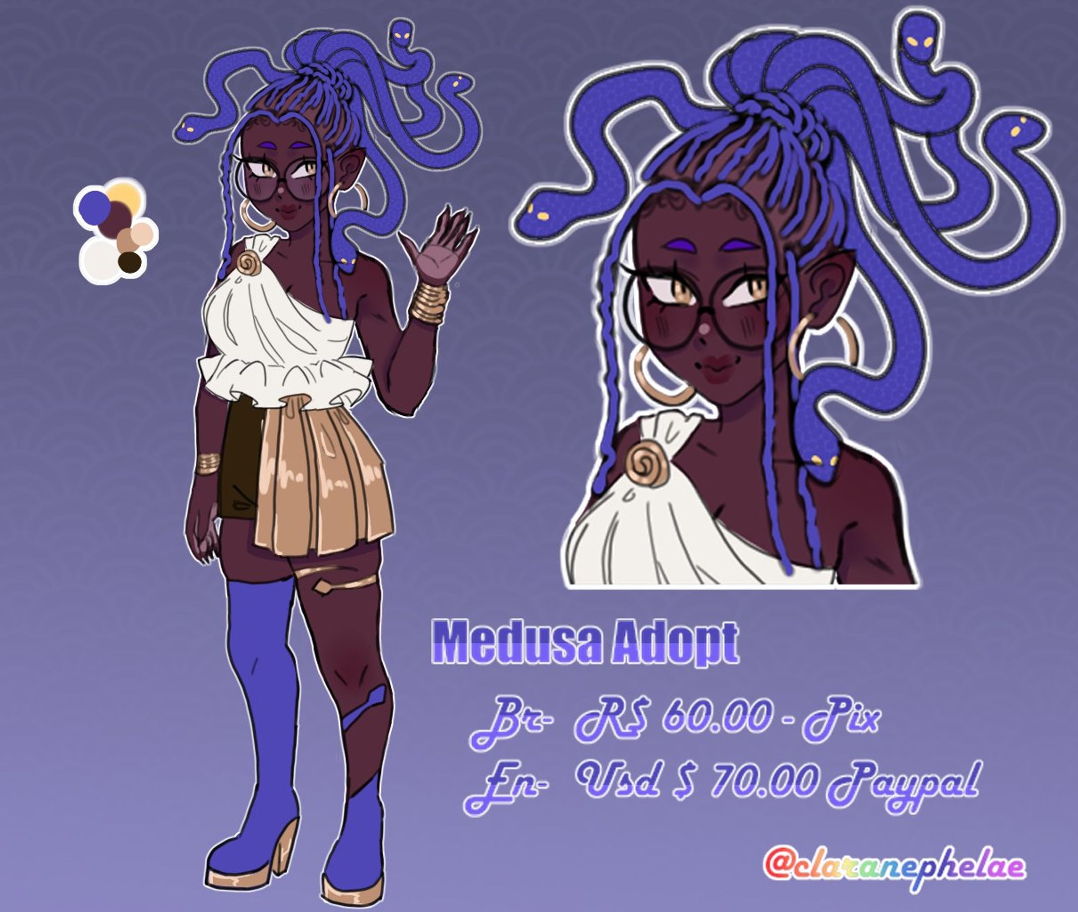 Purple medusa - Adopt-1