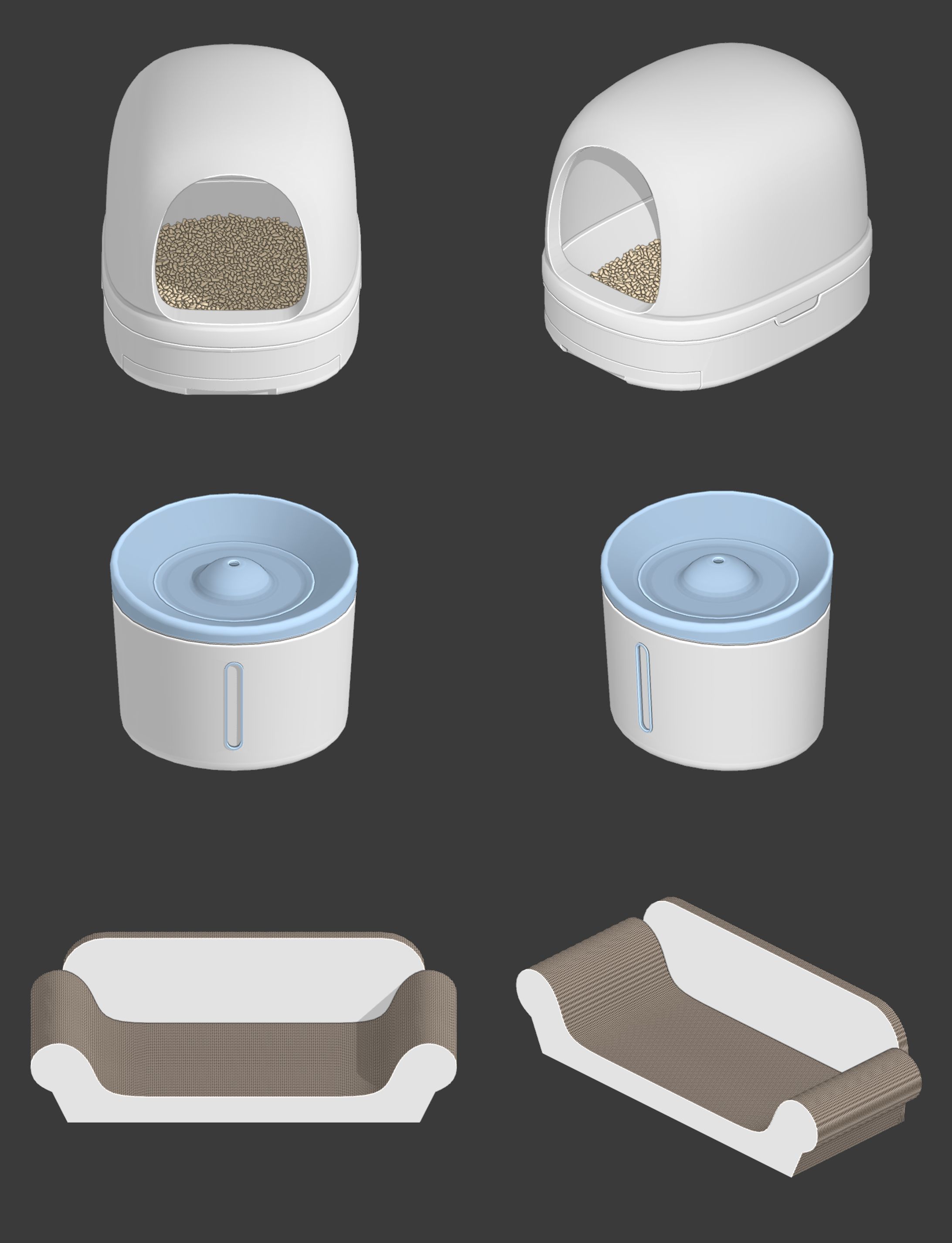 【3D】猫グッズ-1