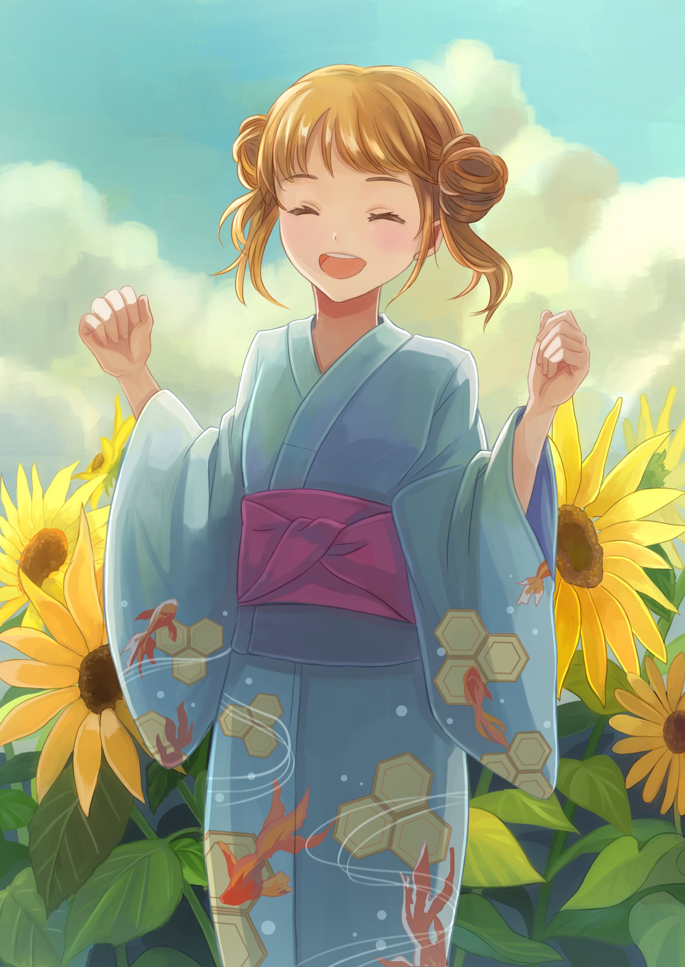 幼馴染と向日葵-1