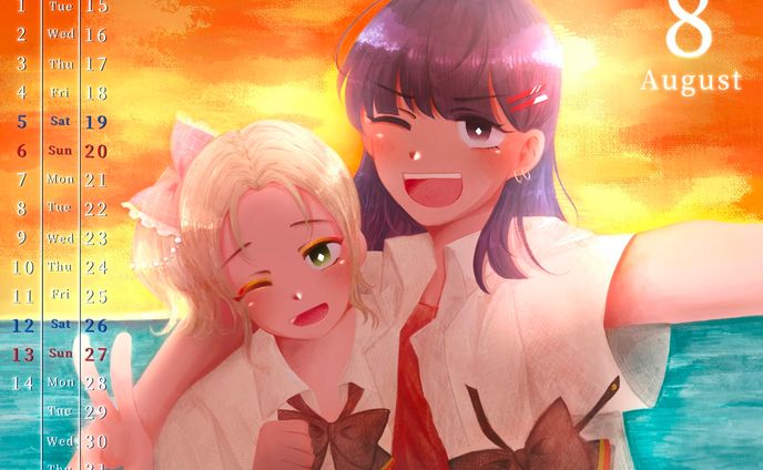 イラスト、カレンダー企画「いらこみ」