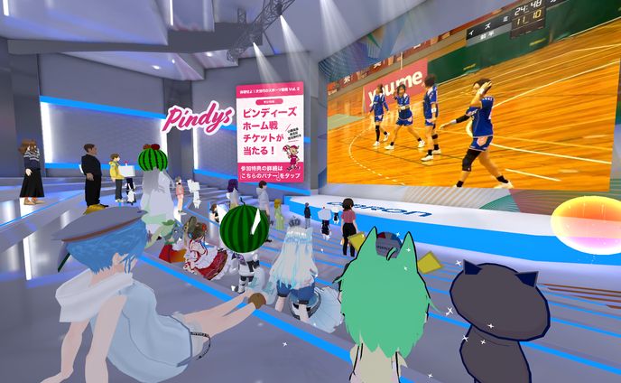 【メタバース空間制作】バーチャルイベントホール_オムロン株式会社様