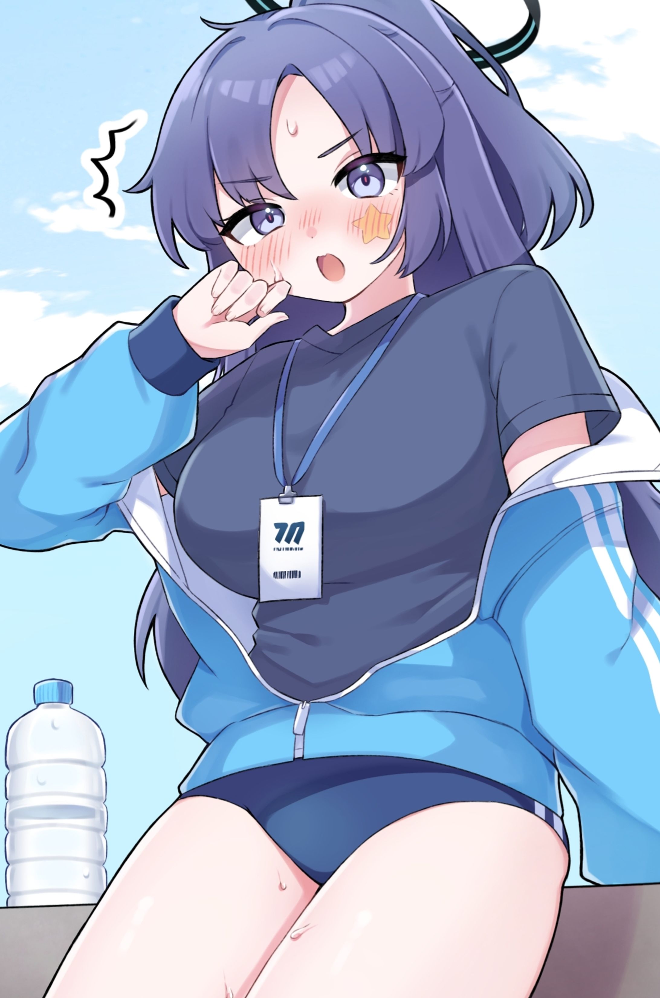 ブルーアーカイブ「ユウカ(体操服)」ファンアート-1