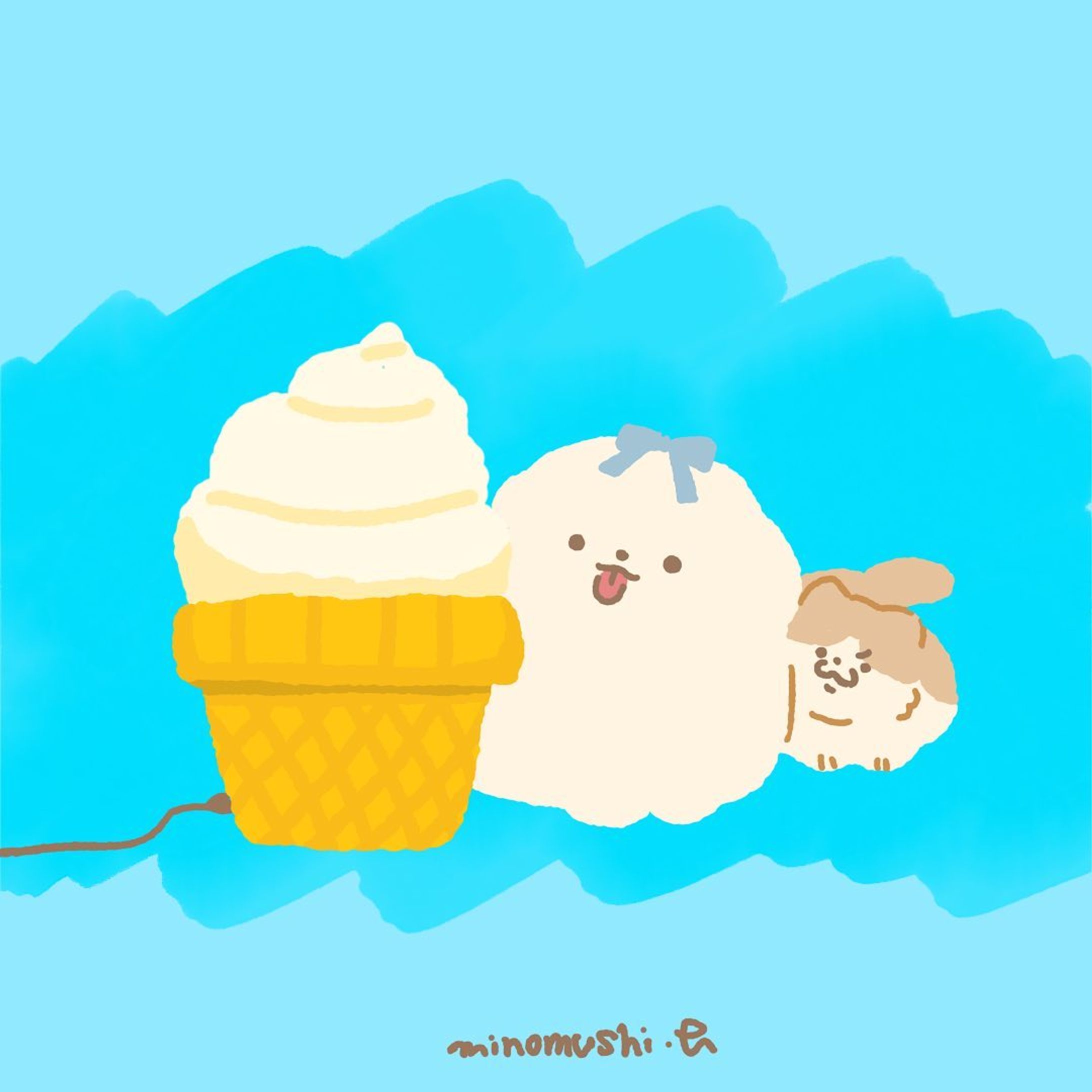 そのソフト、光るってよ

#illustration  #イラスト #ほのぼの #イラストレーション　#イラスト　#いらすとぐらむ　#イラストグラム　#ゆるいイラスト #일러스트-1