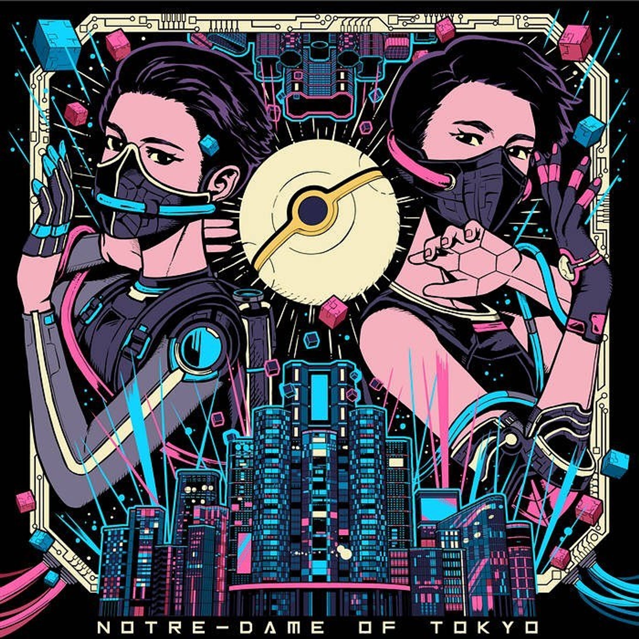 thankfully @notredameoftokyo let me draw their EP artwork! I love cyberpunk theme even though I haven’t drawn a lot. the songs are very cool! Please listen!
.
https://www.notredameoftokyo.com
.
#cyberpunk #bandartwork #albumart #illustration-1