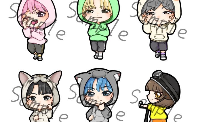 バナー、出品イラスト