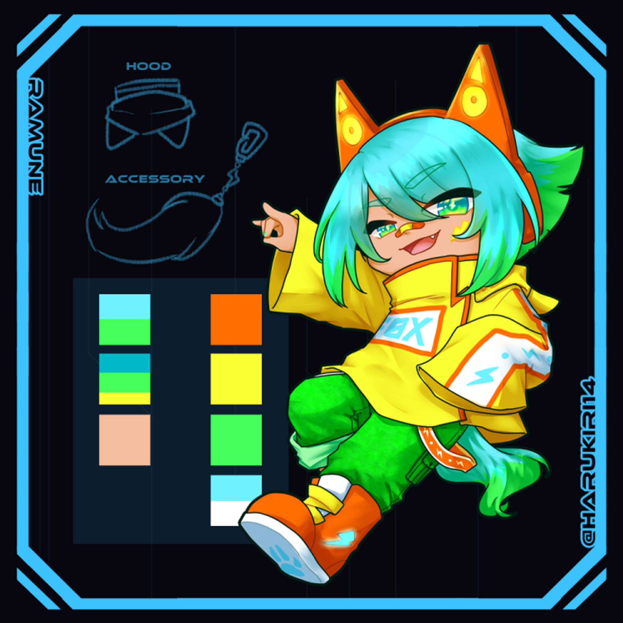 [OC] Ramune Chibi Ref-1