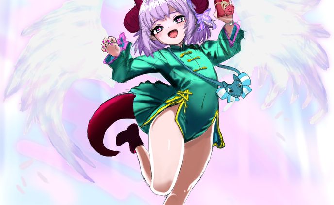 #竜娘 #ネギ吉とバレンタイン ライラロッサ