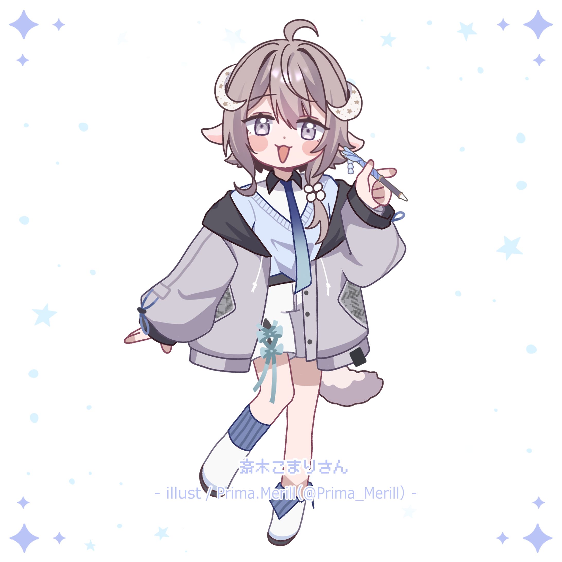 SDイラスト(のりプロ/斎木こまり様)-1