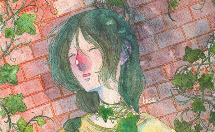 『Curse』
 #透明水彩  #イラストレーション  #イラスト  #アナログイラスト  #watercolor  #watercolorpainting  #watercolorart  #art
