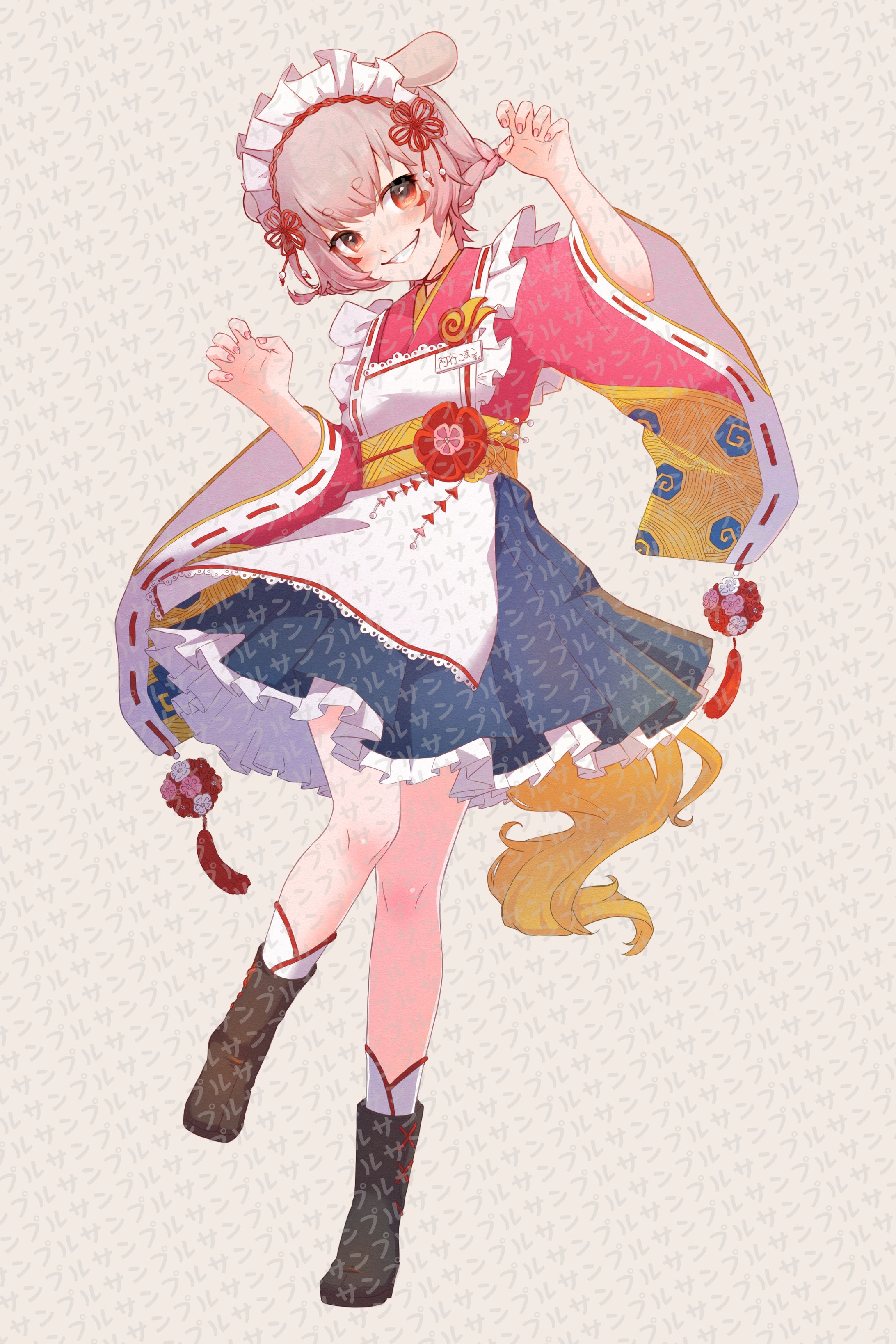 「Vtuber×えにかいたもち」阿行こまこ様特典イラスト-1