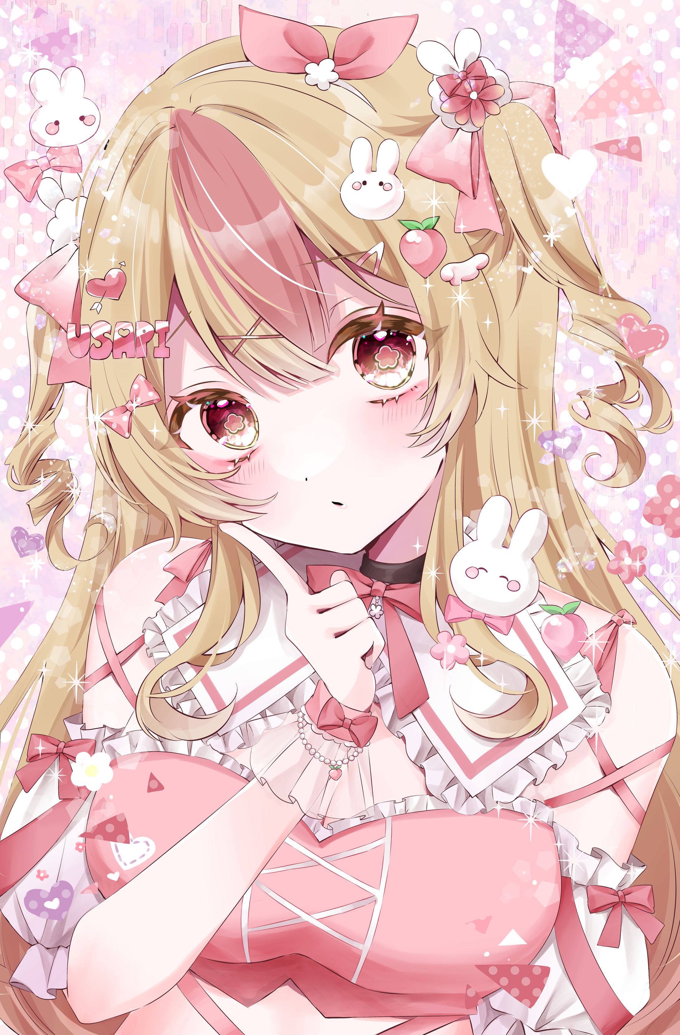 桃川うさぴ様 グッズ用イラスト-1