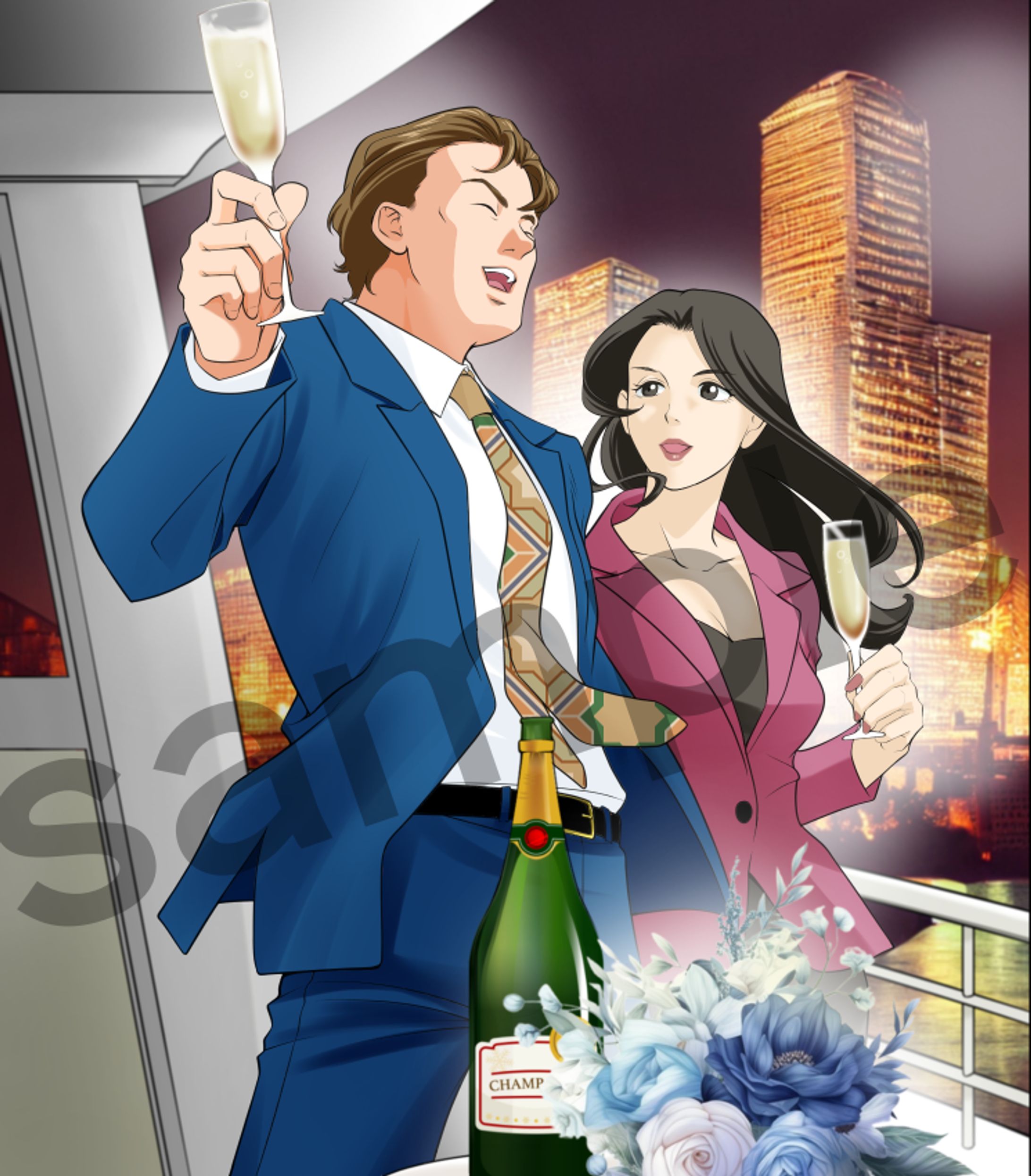 ご依頼いただいた広告漫画(一部抜粋)-1