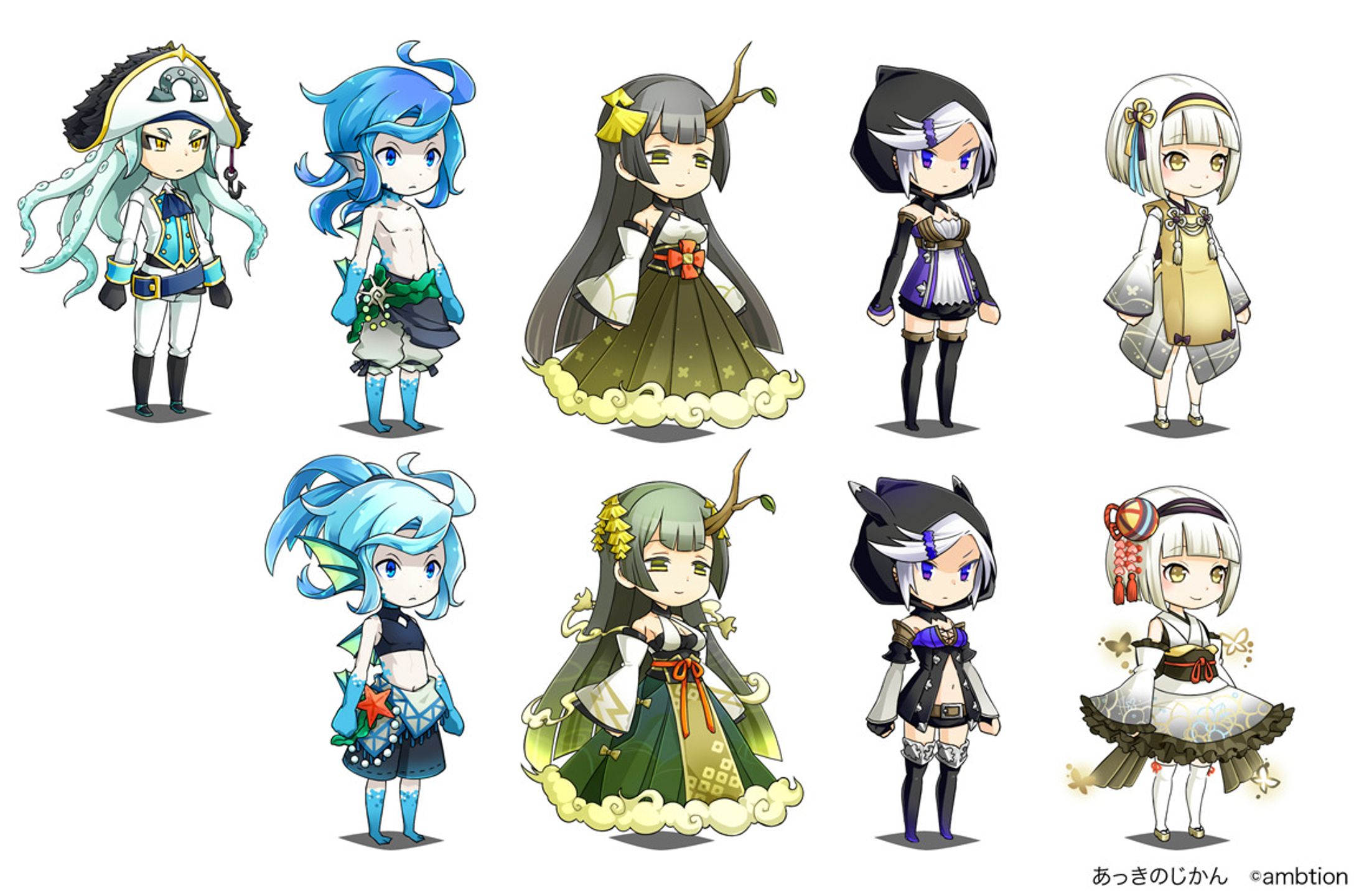 アプリゲーム「あっきのじかん」キャラクター・素材-1