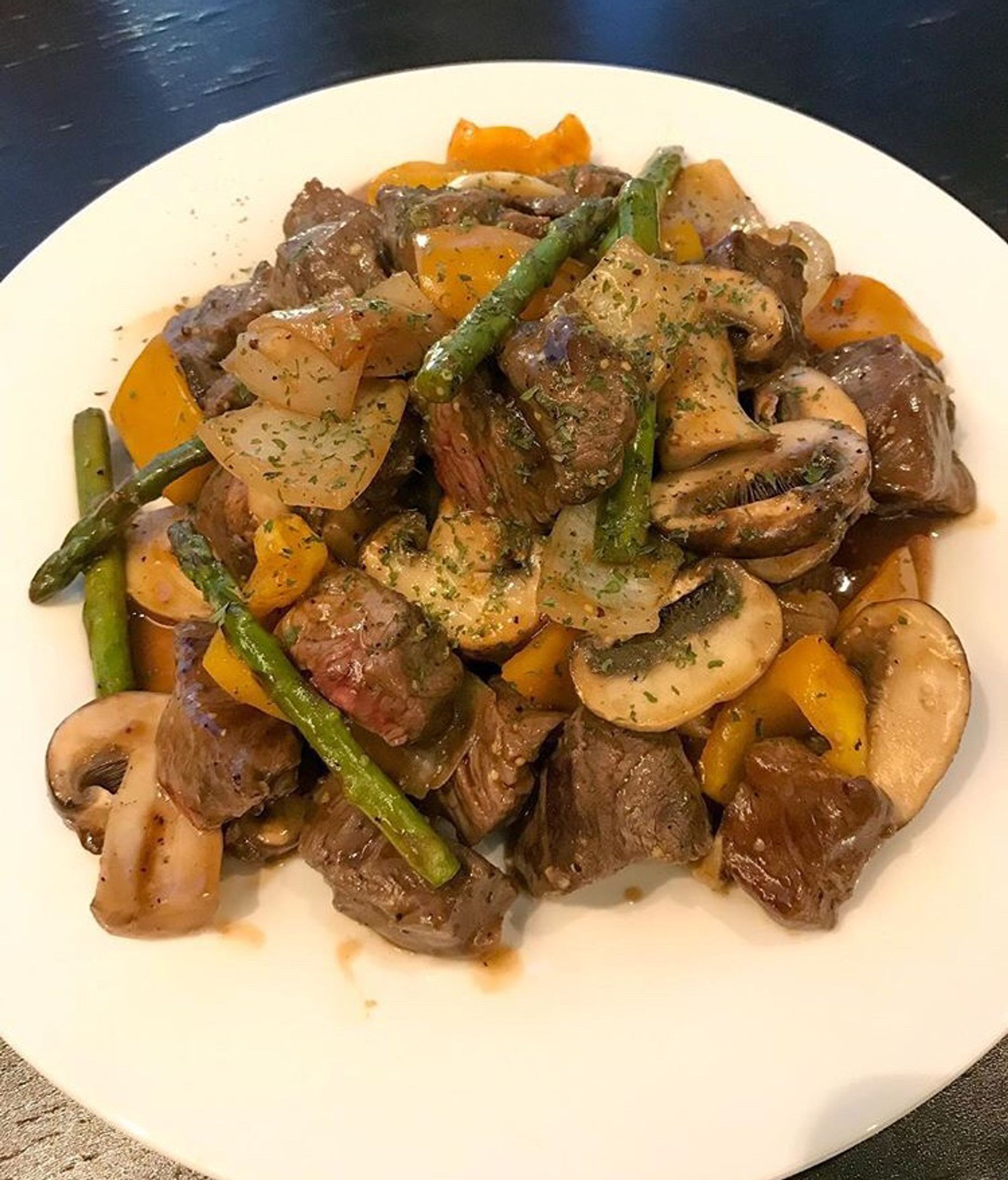 Chopped Steak & Onions/Mushroom -1