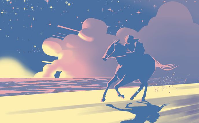 デザインチックなイラスト