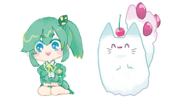 イラスト デフォルメ作例集（かわいい屋さん）