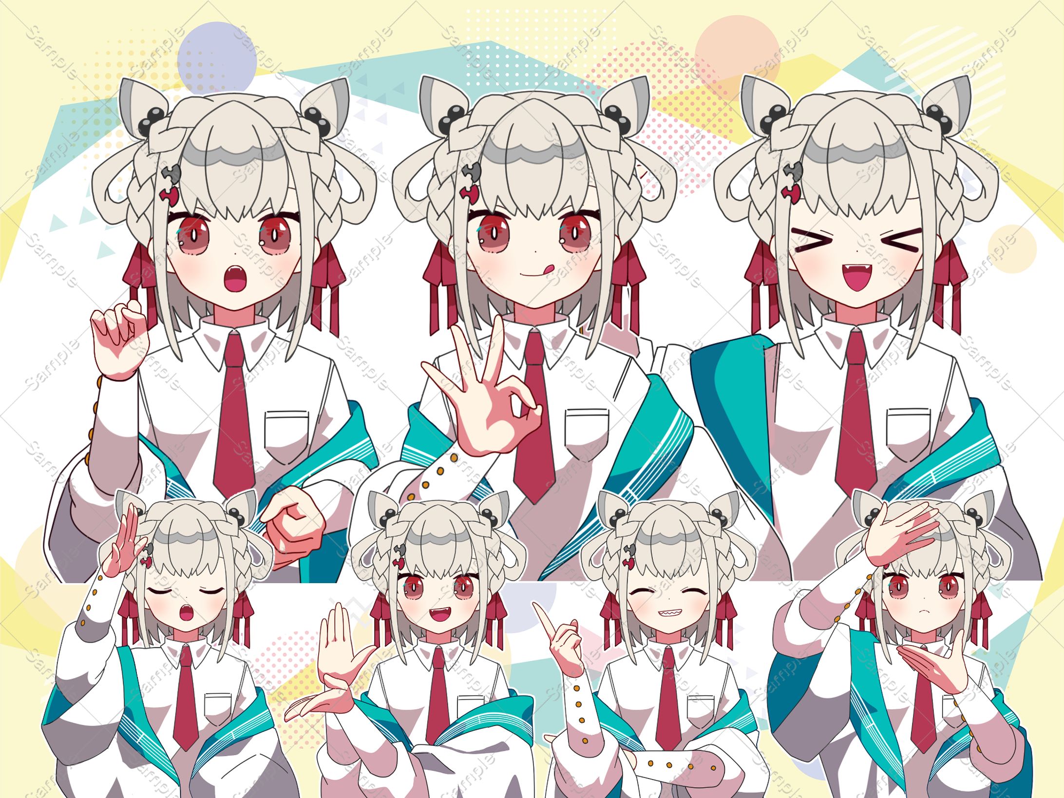 歌ってみた動画用イラスト-1