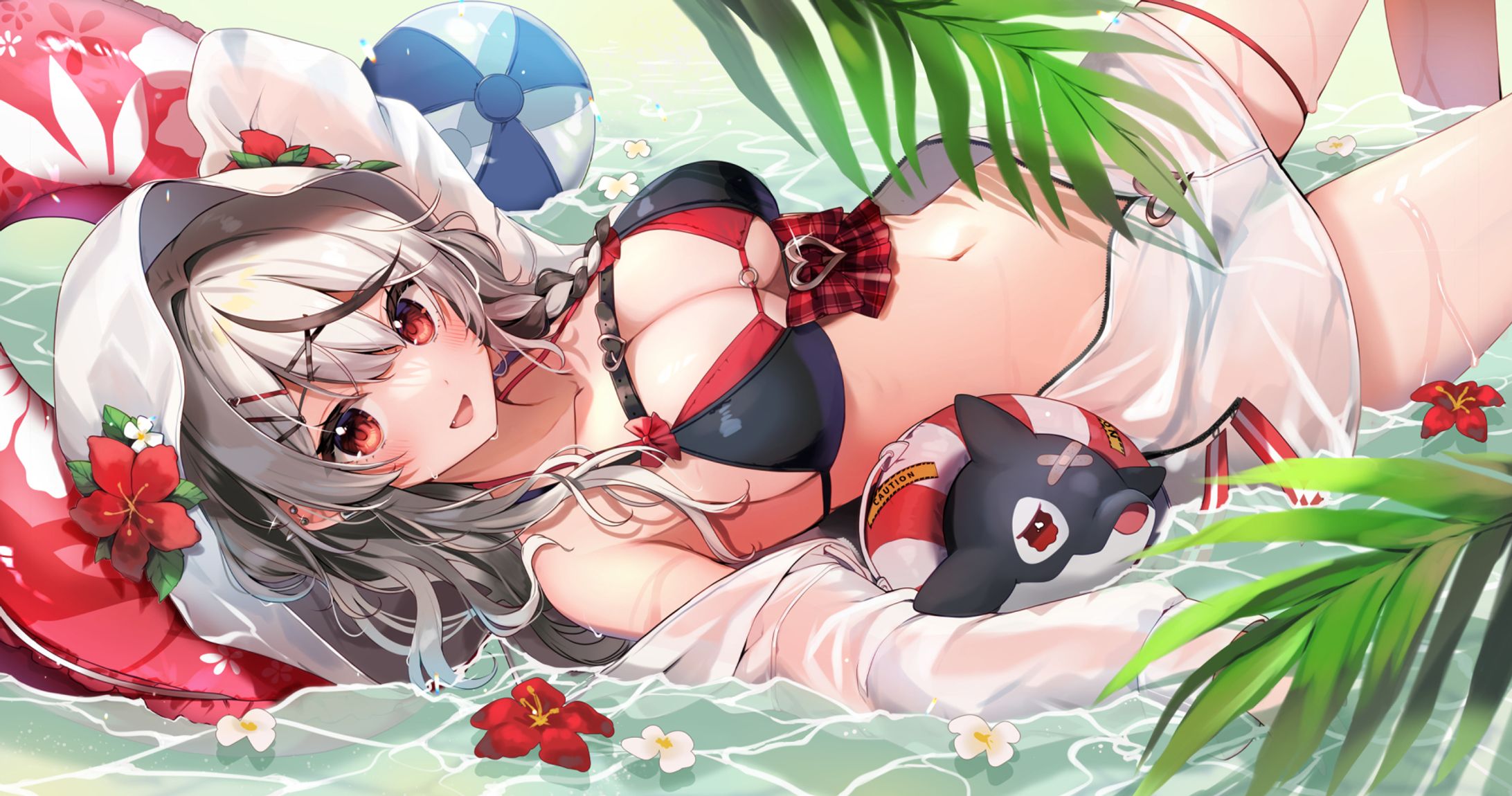 非公式グッズ「沙花叉クロエラバーマット」イラスト-1