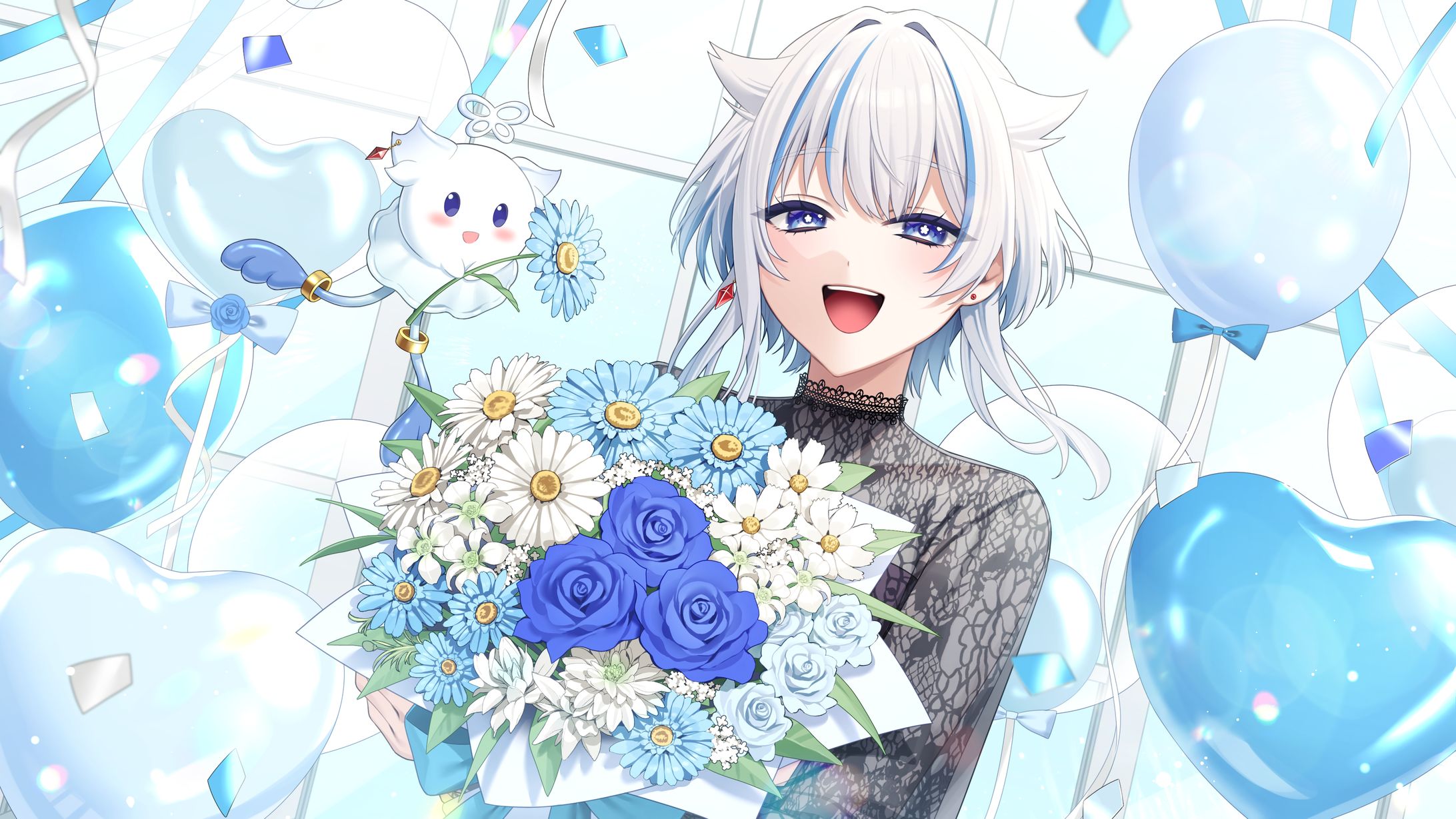 風海ルツネ様　1周年記念イラスト-1