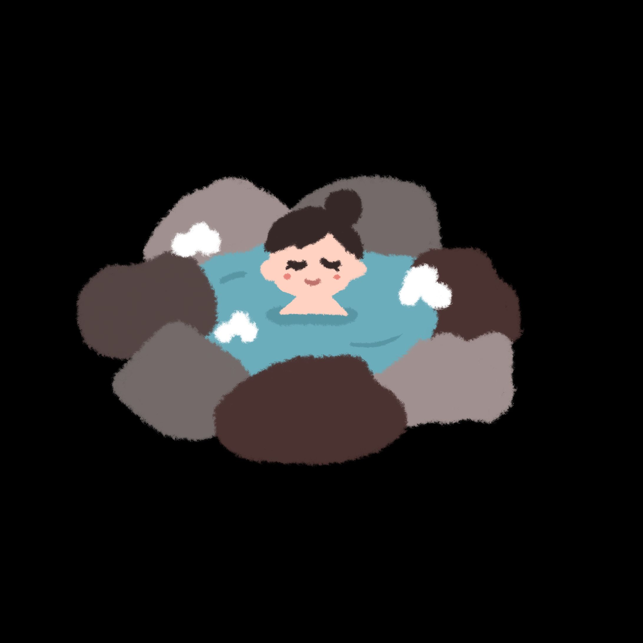 温泉（イラスト制作）-1