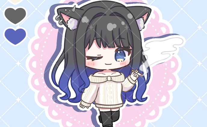 個人様 ミニキャラ(キャラデザ込)